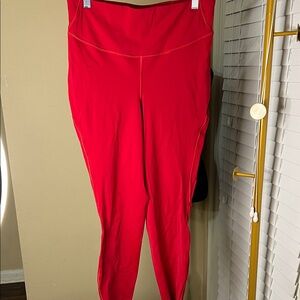 Lululemon Athletica Vibrant Red Leggings